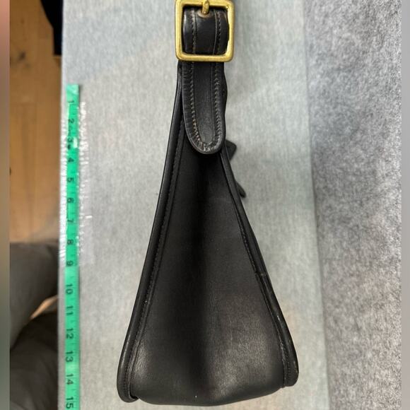 Coach Vintage Leather Purse 9950 Black Janice Legacy Bag unlined - Picture 6 of 9